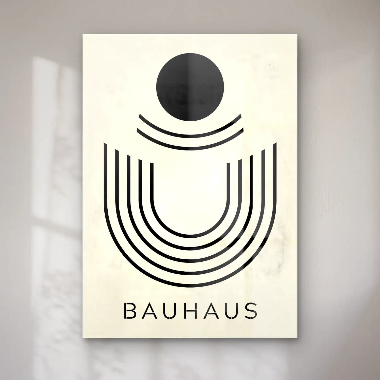 Bauhaus Soyut Kemer No. 10 cam tablo — Bauhaus Soyut Kemer No. 10 — bauhaus soyut kemer