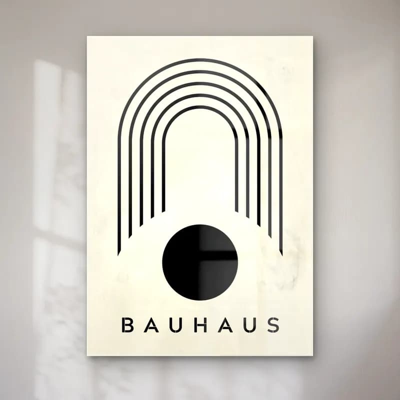 Bauhaus Soyut Kemer No. 11 cam tablo — Bauhaus Soyut Kemer No. 11 — bauhaus soyut kemer