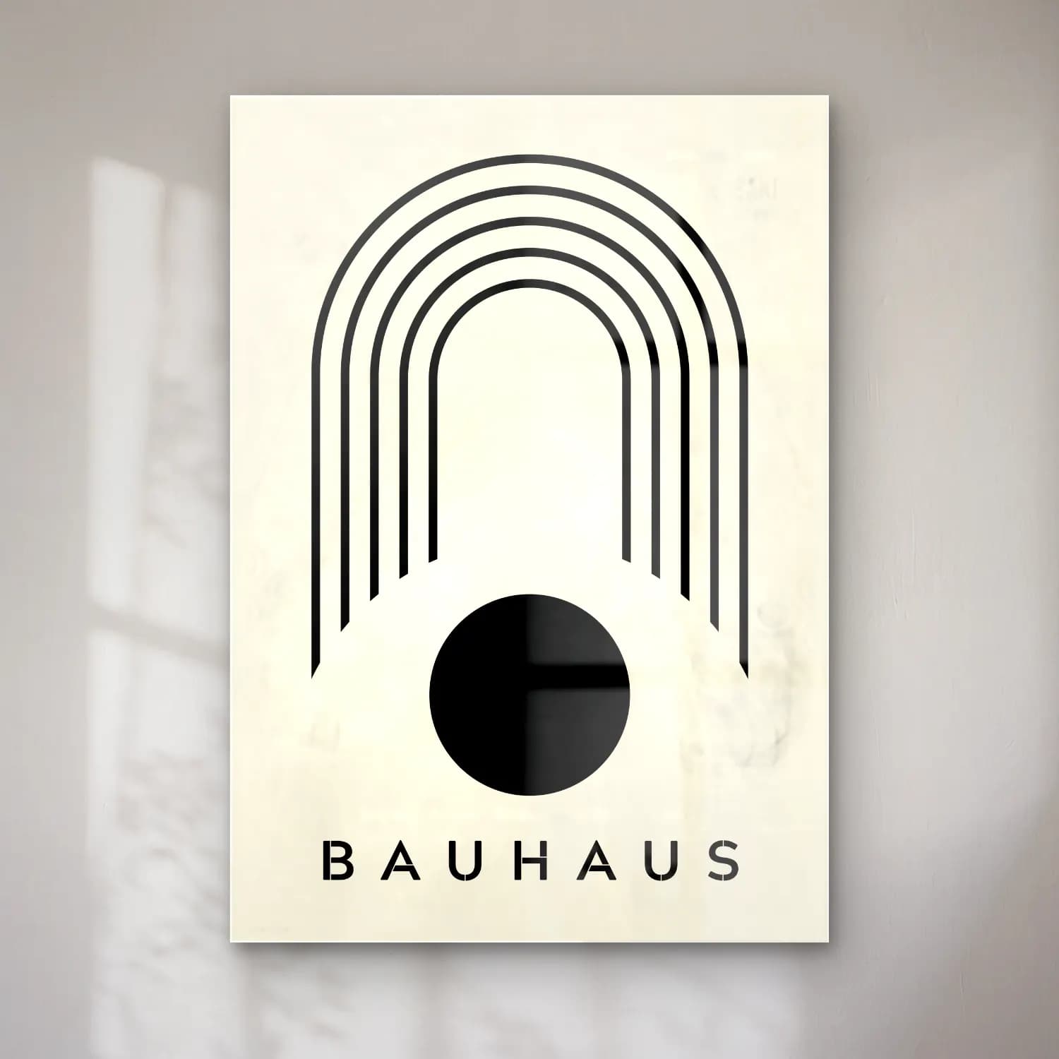 Bauhaus Soyut Kemer No. 11 cam tablo — Bauhaus Soyut Kemer No. 11 — bauhaus soyut kemer