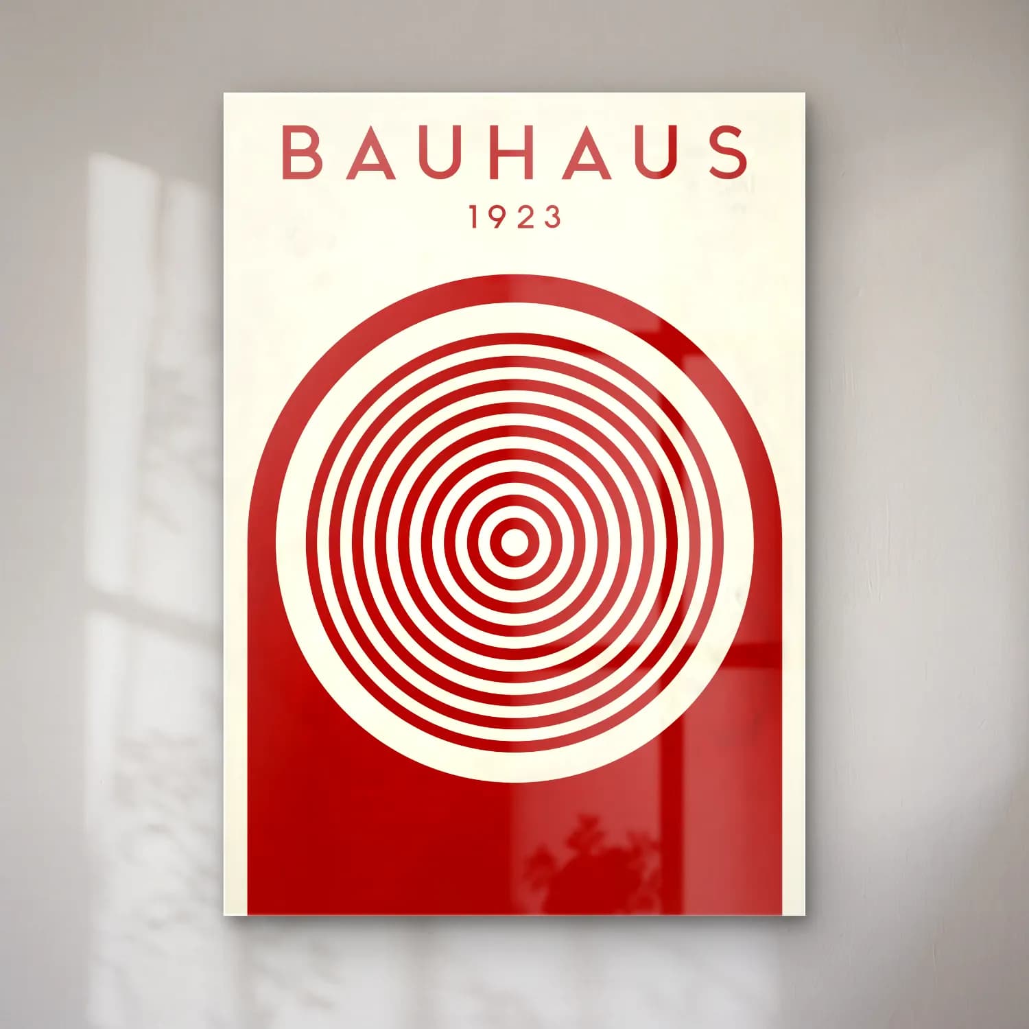 Bauhaus Geometrik Daireler No. 34 cam tablo — Bauhaus Geometrik Daireler No. 34 — bauhaus geometrik daireler