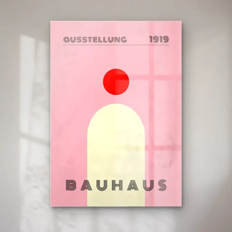 Bauhaus Soyut Kemer No. 12 cam tablo — Bauhaus Soyut Kemer No. 12 — bauhaus soyut kemer