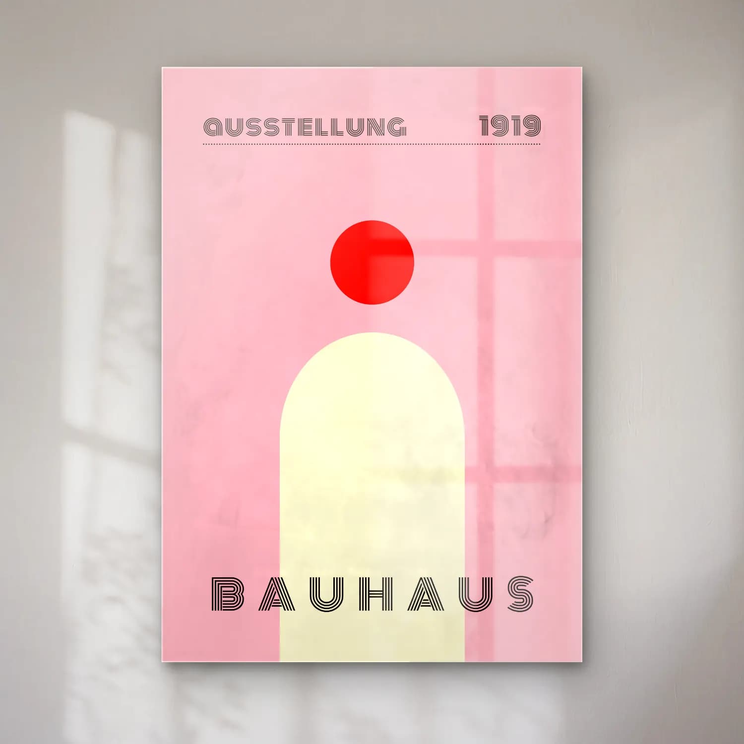 Bauhaus Soyut Kemer No. 12 cam tablo — Bauhaus Soyut Kemer No. 12 — bauhaus soyut kemer