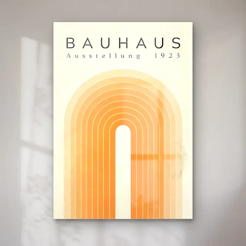 Bauhaus Soyut Kemer No. 13 cam tablo — Bauhaus Soyut Kemer No. 13 — bauhaus soyut kemer