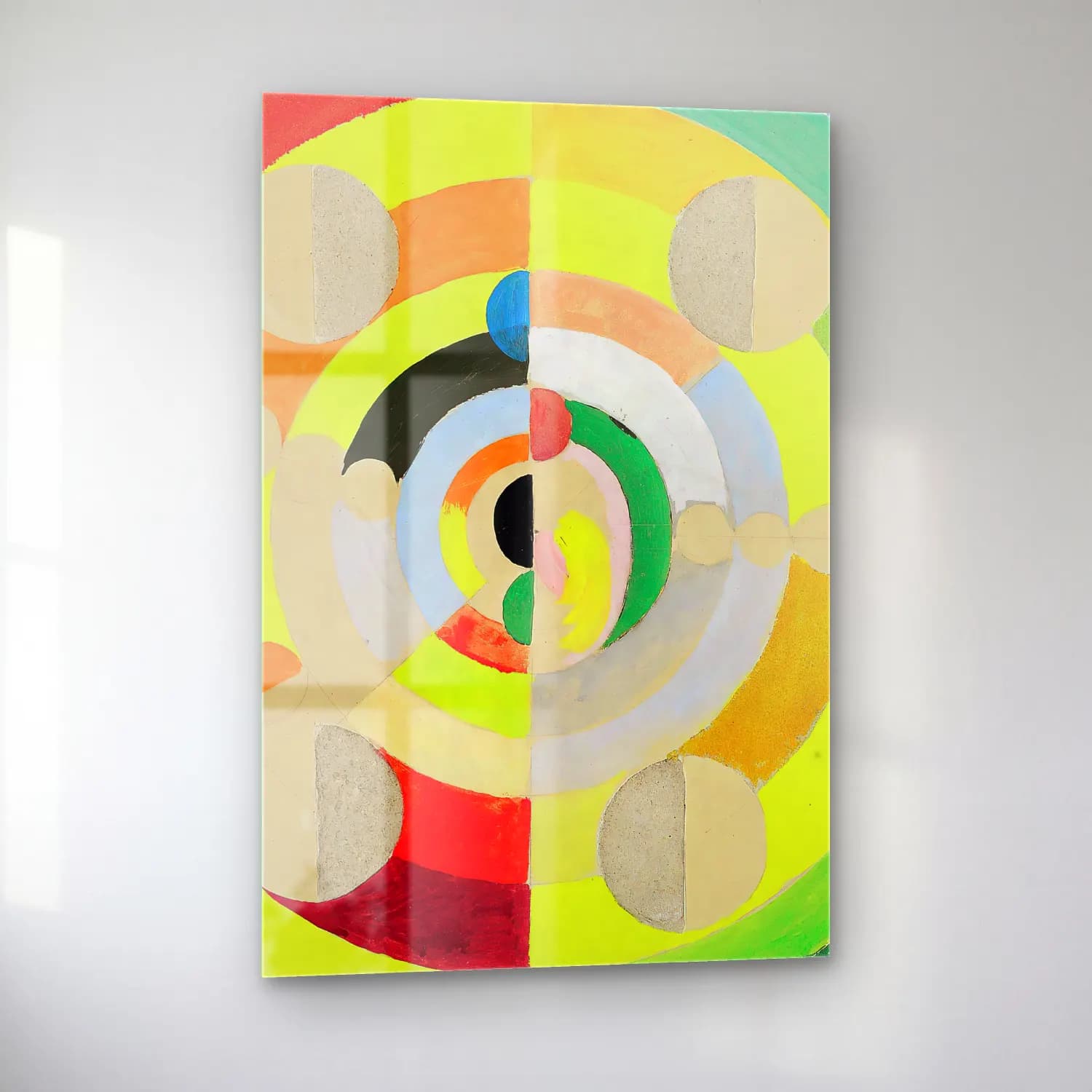 Robert Delaunay – Disc-Relief cam tablo — sol açıdan görünüm