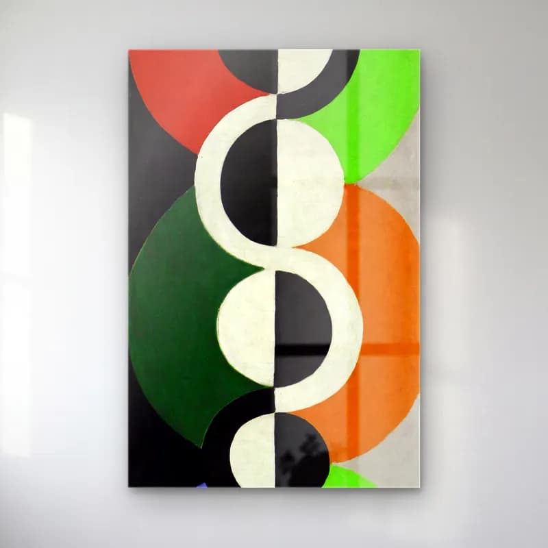 Robert Delaunay – Endless rhythm cam tablo — Robert Delaunay – Endless rhythm — modern soyut soyut formlar