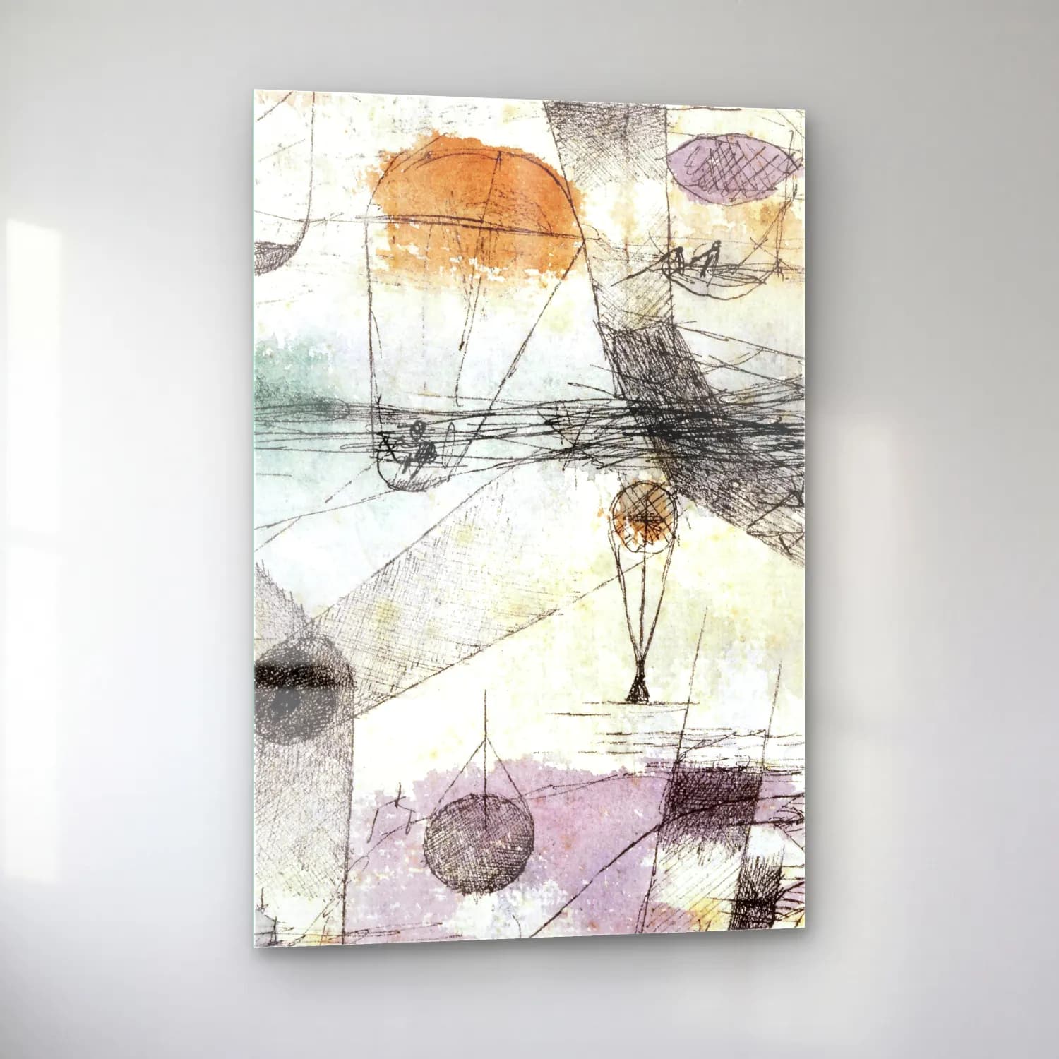 Paul Klee – In the realm of air cam tablo — sol açıdan görünüm