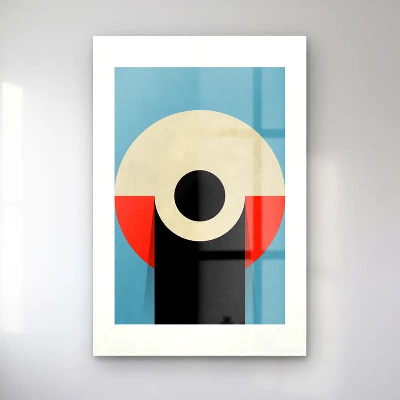 Bauhaus Soyut Kemer No. 15 cam tablo — Bauhaus Soyut Kemer No. 15 — bauhaus soyut kemer