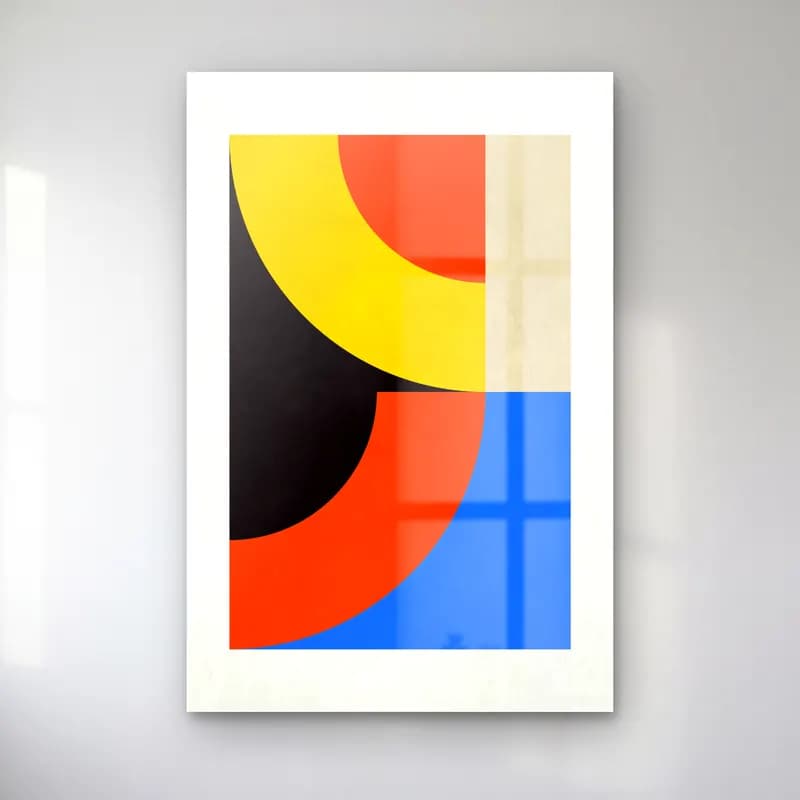 Bauhaus Soyut Kemer No. 16 cam tablo — Bauhaus Soyut Kemer No. 16 — bauhaus soyut kemer