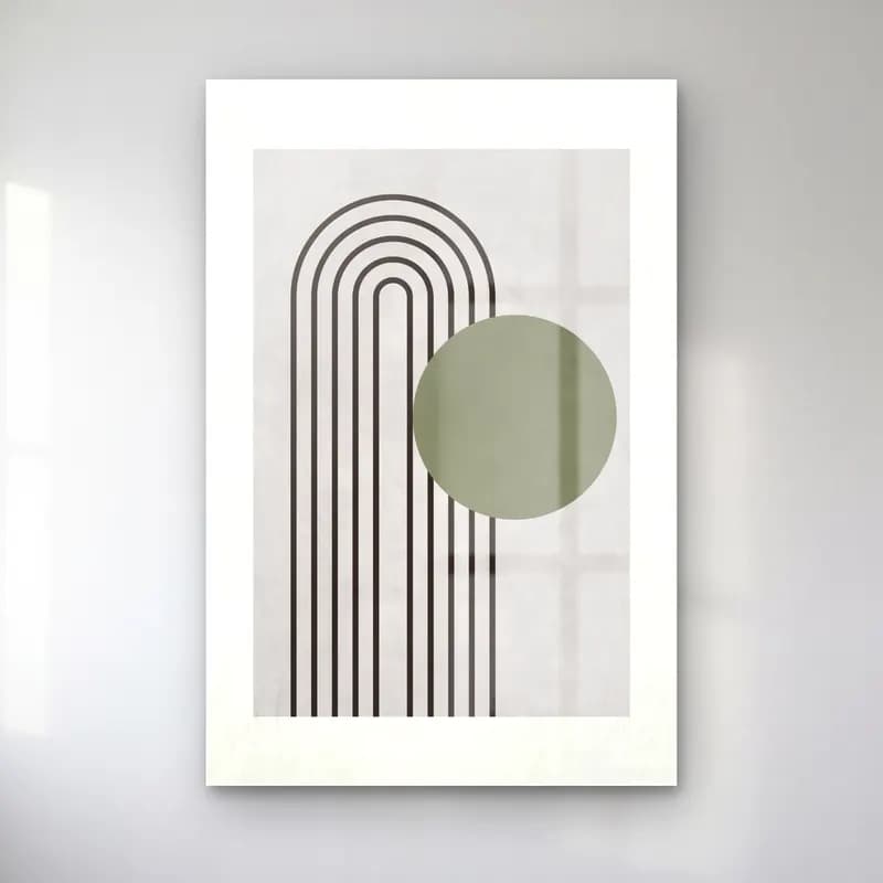 Bauhaus Geometrik Daireler No. 49 cam tablo — Bauhaus Geometrik Daireler No. 49 — bauhaus geometrik daireler