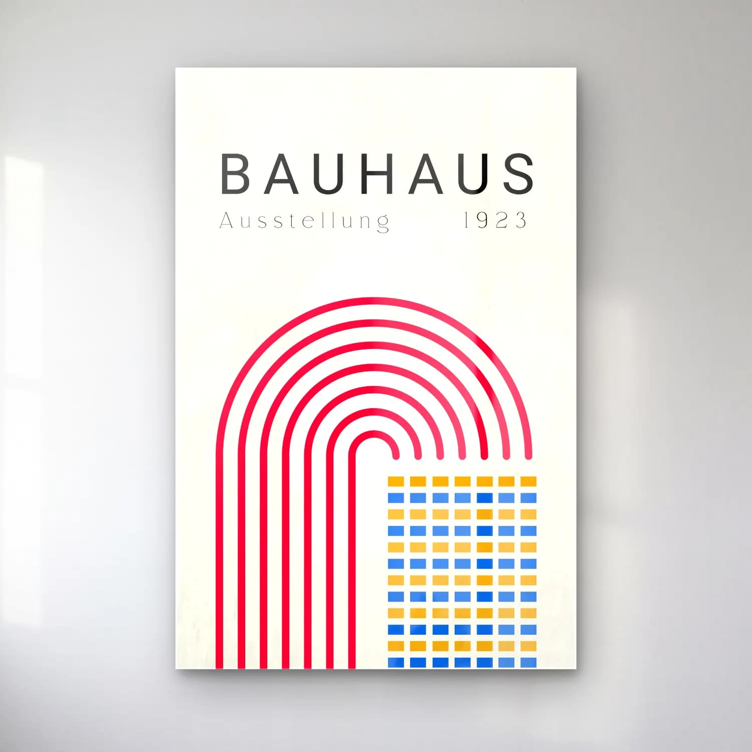 Bauhaus Yazılı Tasarım No. 11 cam tablo — Bauhaus Yazılı Tasarım No. 11 — bauhaus yazılı tasarım