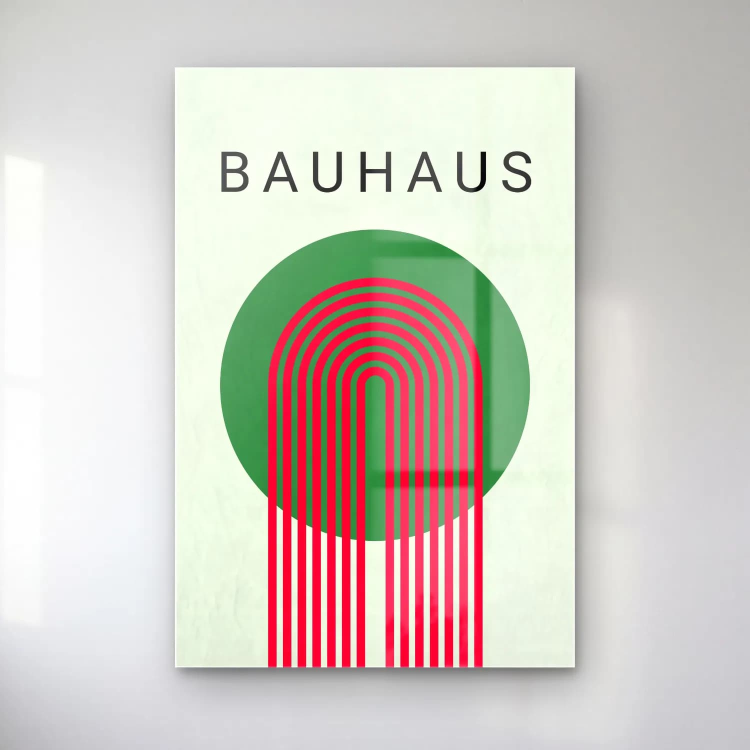 Bauhaus Soyut Kemer No. 17 cam tablo — Bauhaus Soyut Kemer No. 17 — bauhaus soyut kemer