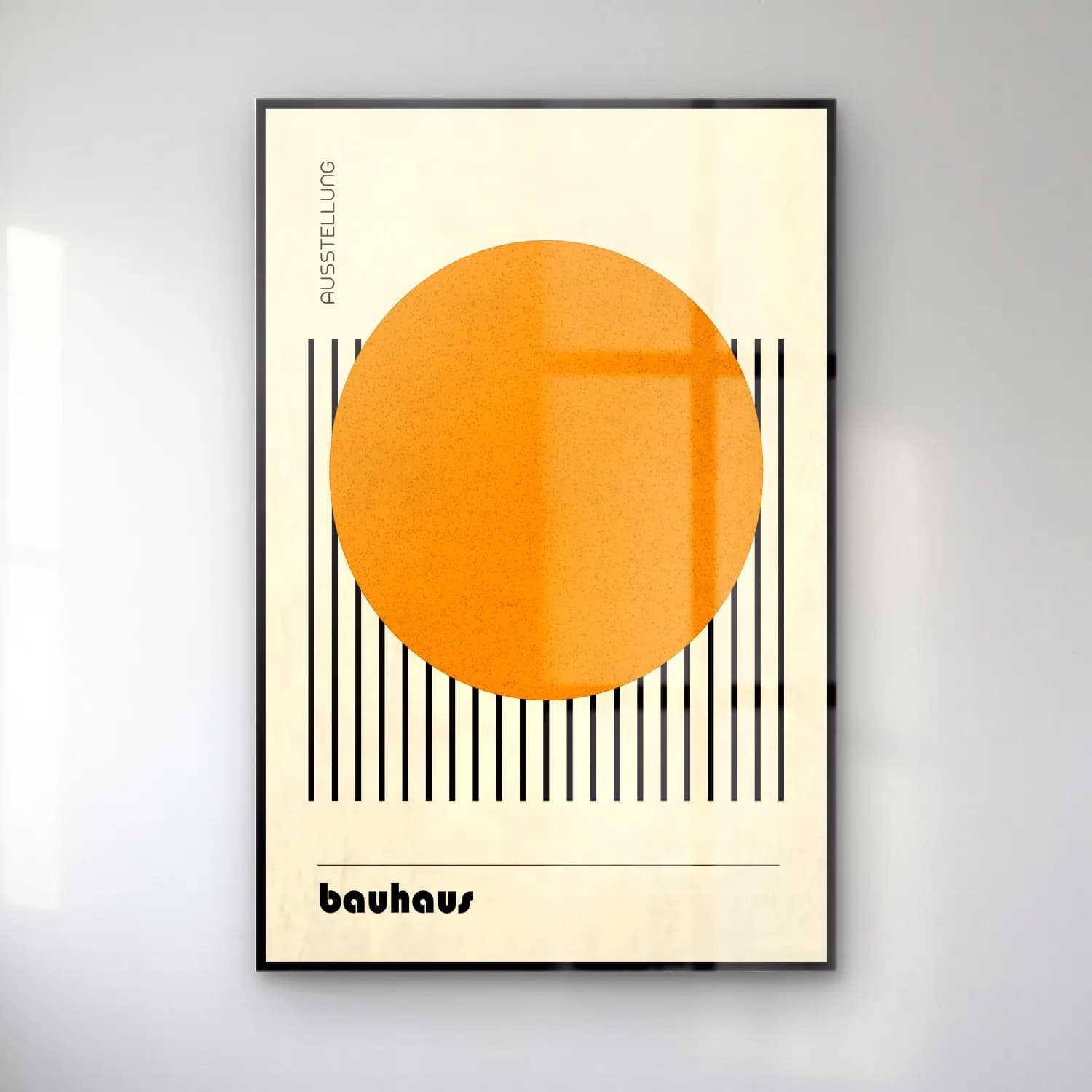 Bauhaus Geometrik Daireler No. 52 cam tablo — Bauhaus Geometrik Daireler No. 52 — bauhaus geometrik daireler