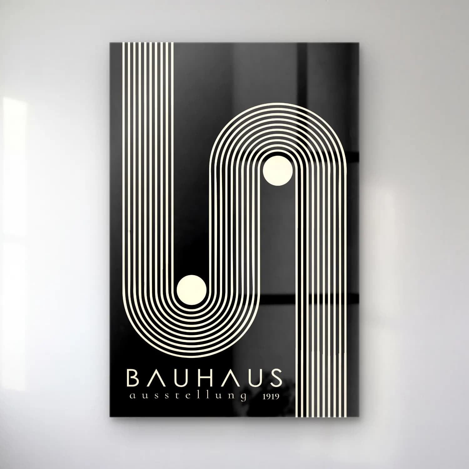 Bauhaus Soyut Kemer No. 20 cam tablo — Bauhaus Soyut Kemer No. 20 — bauhaus soyut kemer