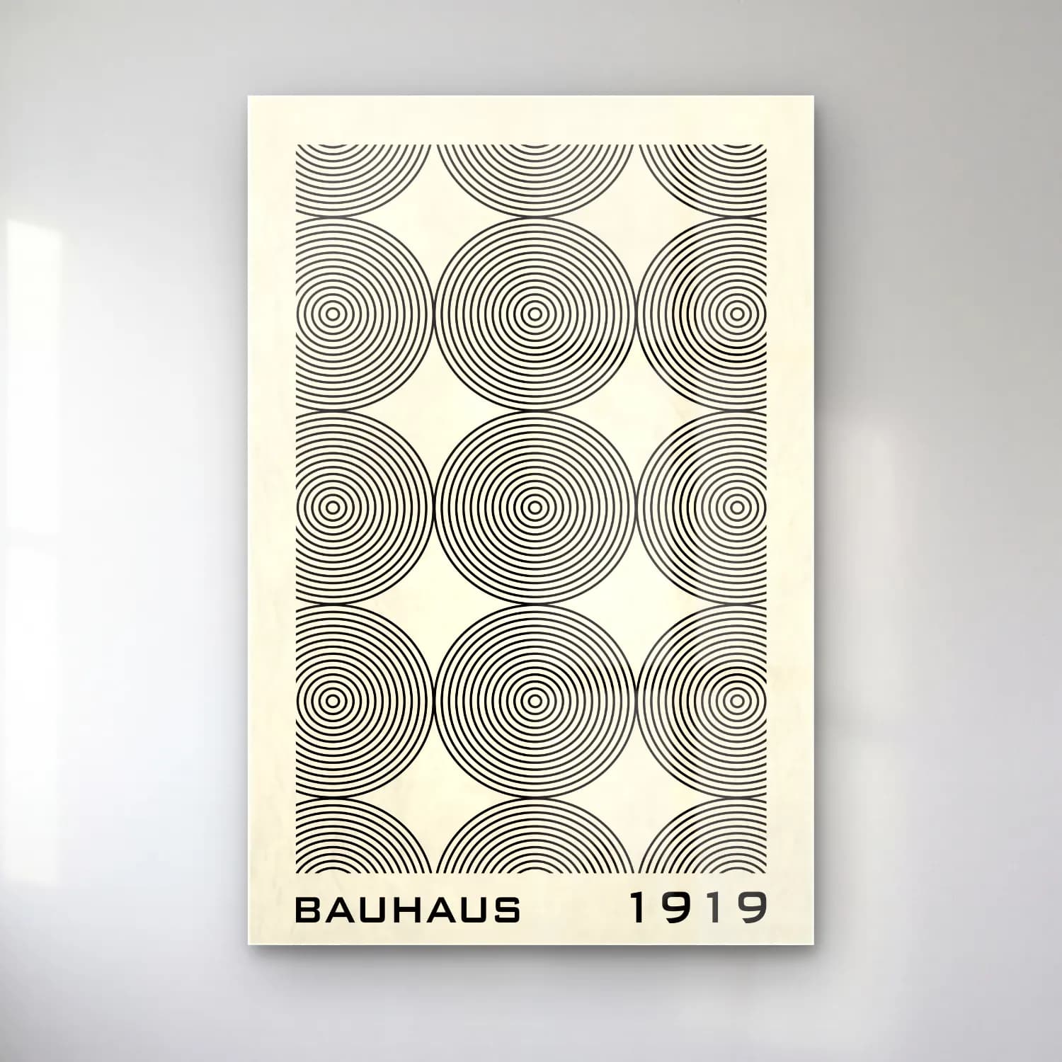 Retro Geometrik Daireler No. 25 cam tablo — Retro Geometrik Daireler No. 25 — retro geometrik daireler