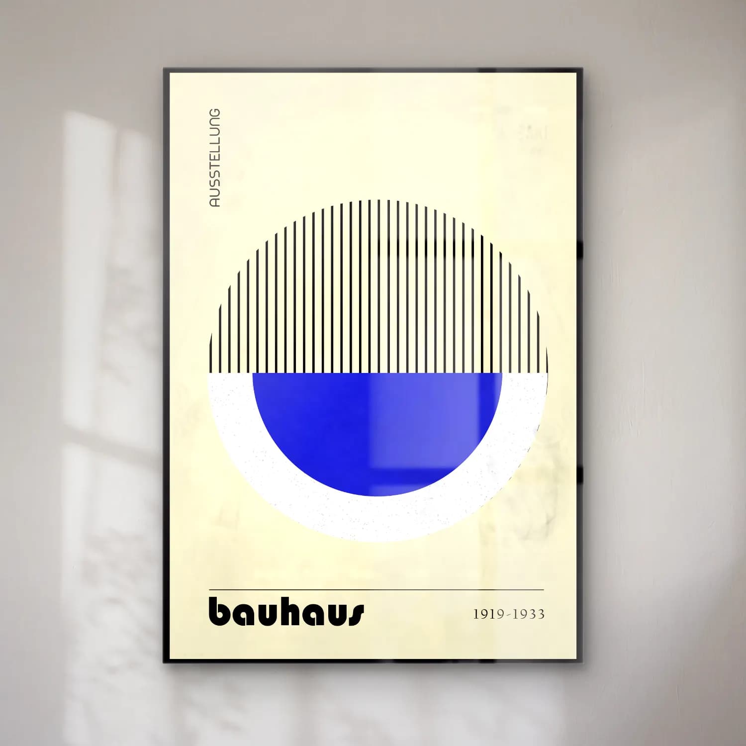 Bauhaus Geometrik Daireler No. 54 cam tablo — Bauhaus Geometrik Daireler No. 54 — bauhaus geometrik daireler