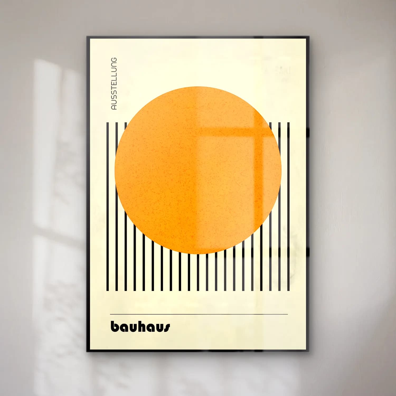 Bauhaus Geometrik Daireler No. 56 cam tablo — Bauhaus Geometrik Daireler No. 56 — bauhaus geometrik daireler