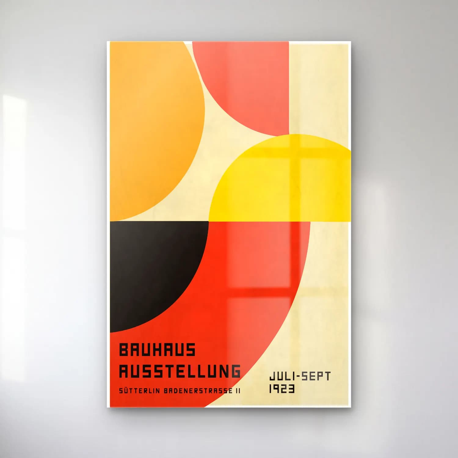 Bauhaus Soyut Kemer No. 19 cam tablo — Bauhaus Soyut Kemer No. 19 — bauhaus soyut kemer