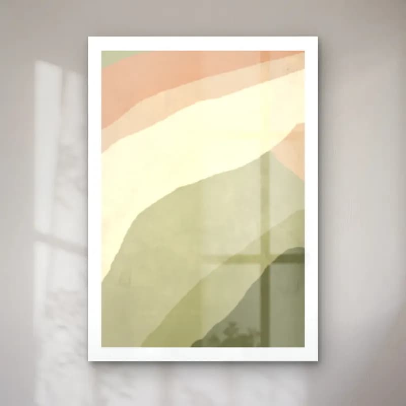 Pastel Renk Alanları – Bej Tonlar cam tablo — Pastel Renk Alanları – Bej Tonlar — pastel renk alanları