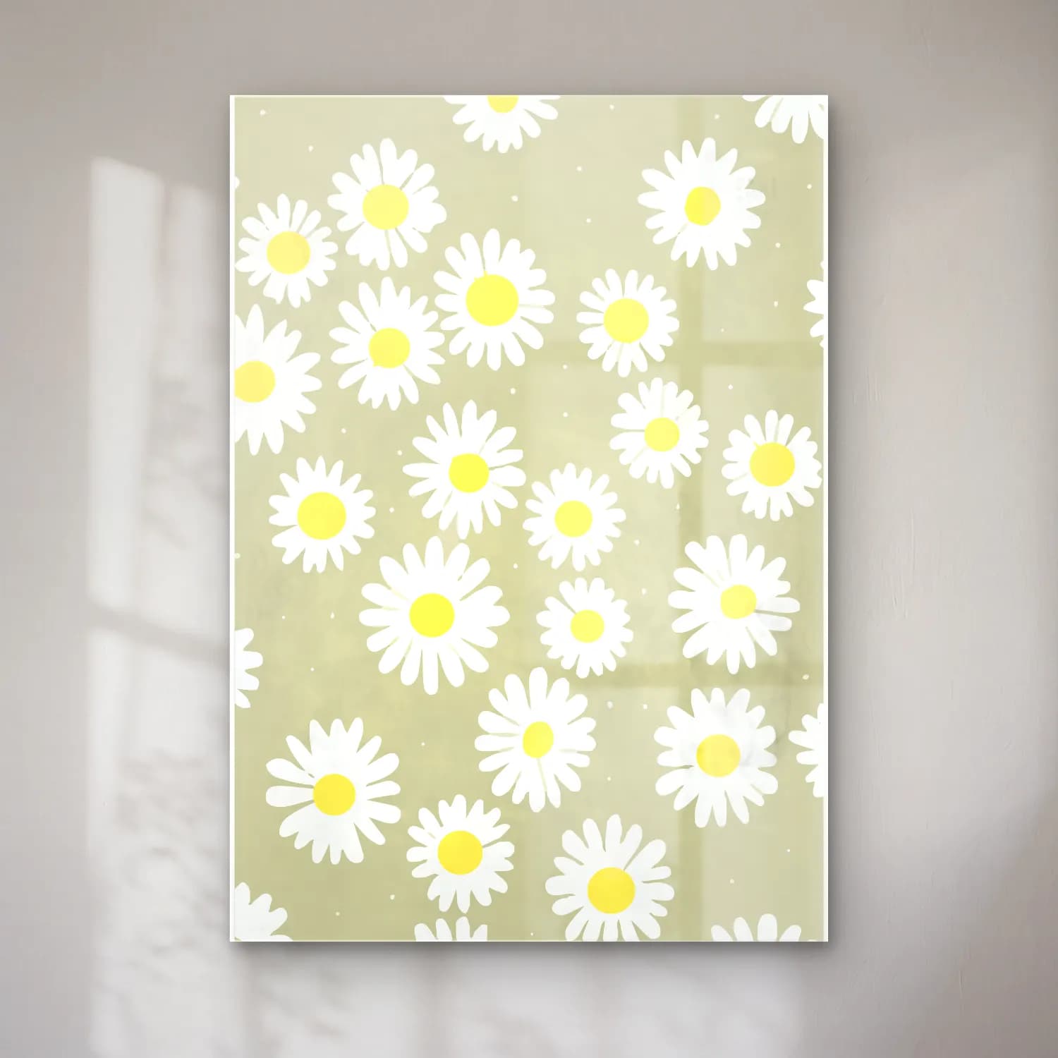 Pastel Papatyalar cam tablo — Pastel Papatyalar — pastel papatyalar