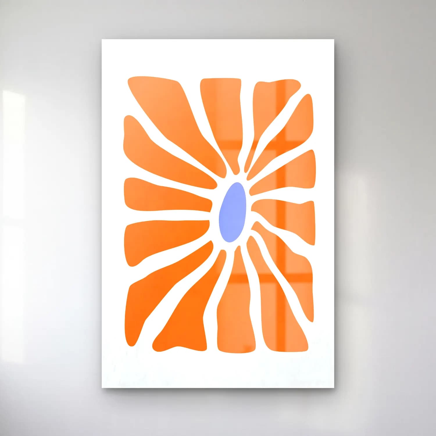 Boho Çiçek Deseni No. 23 cam tablo — Boho Çiçek Deseni No. 23 — boho çiçek deseni
