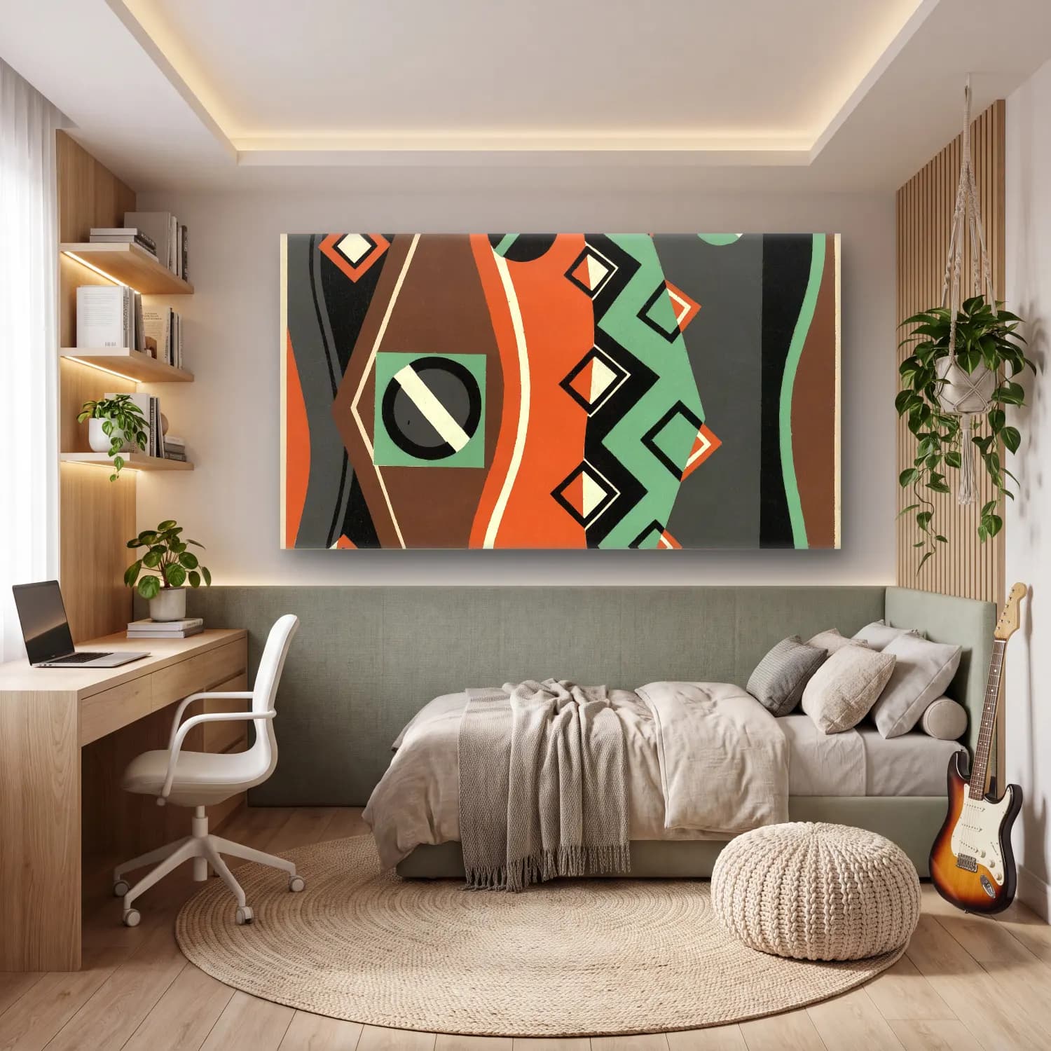 Georges Valmier – Collection decors et couleurs Pl.08 cam tablo — genç odasında