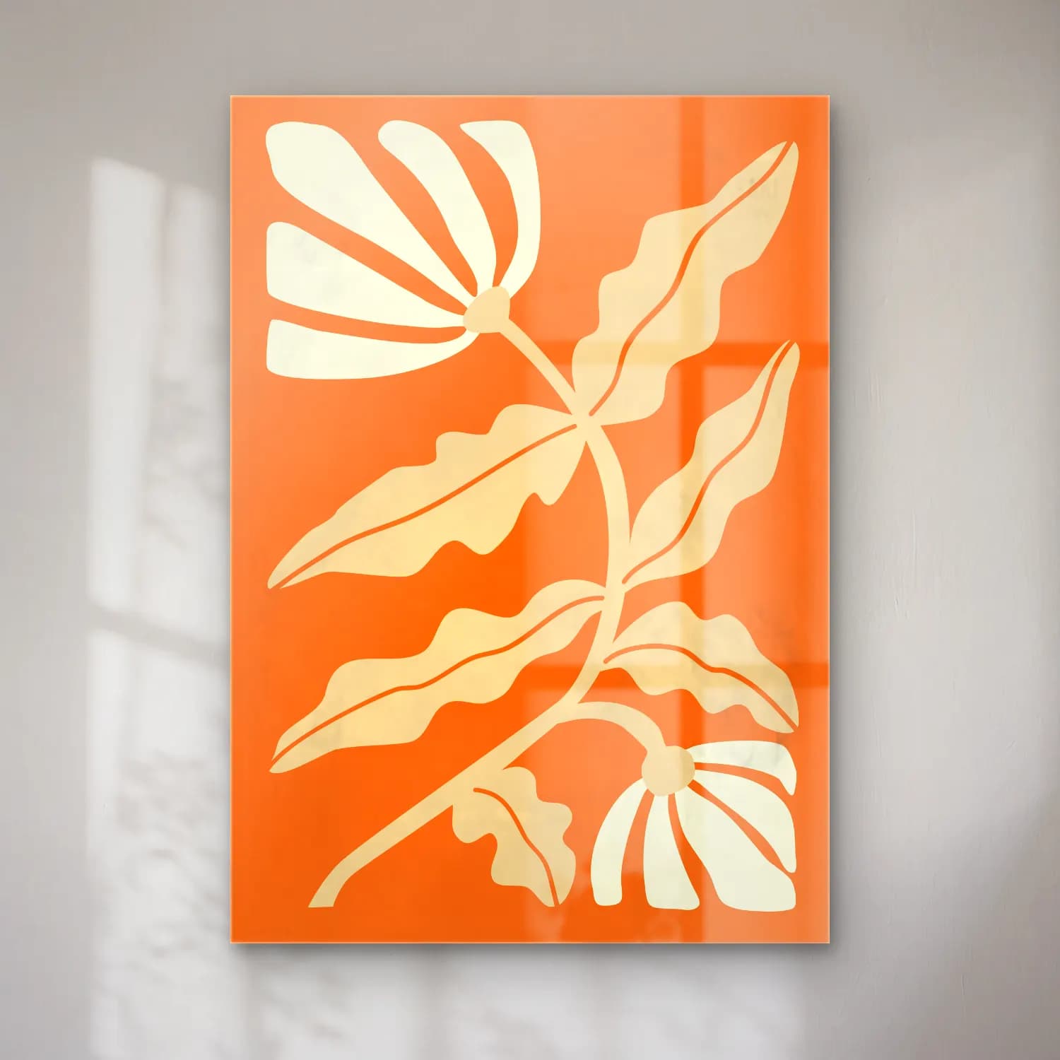 Henri Matisse – Çiçek Deseni cam tablo — Henri Matisse – Çiçek Deseni — boho çiçek deseni