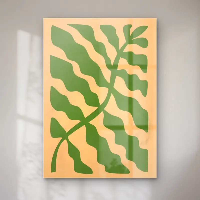 Henri Matisse – Eğrelti Otu No. 4 cam tablo — Henri Matisse – Eğrelti Otu No. 4 — boho eğrelti otu