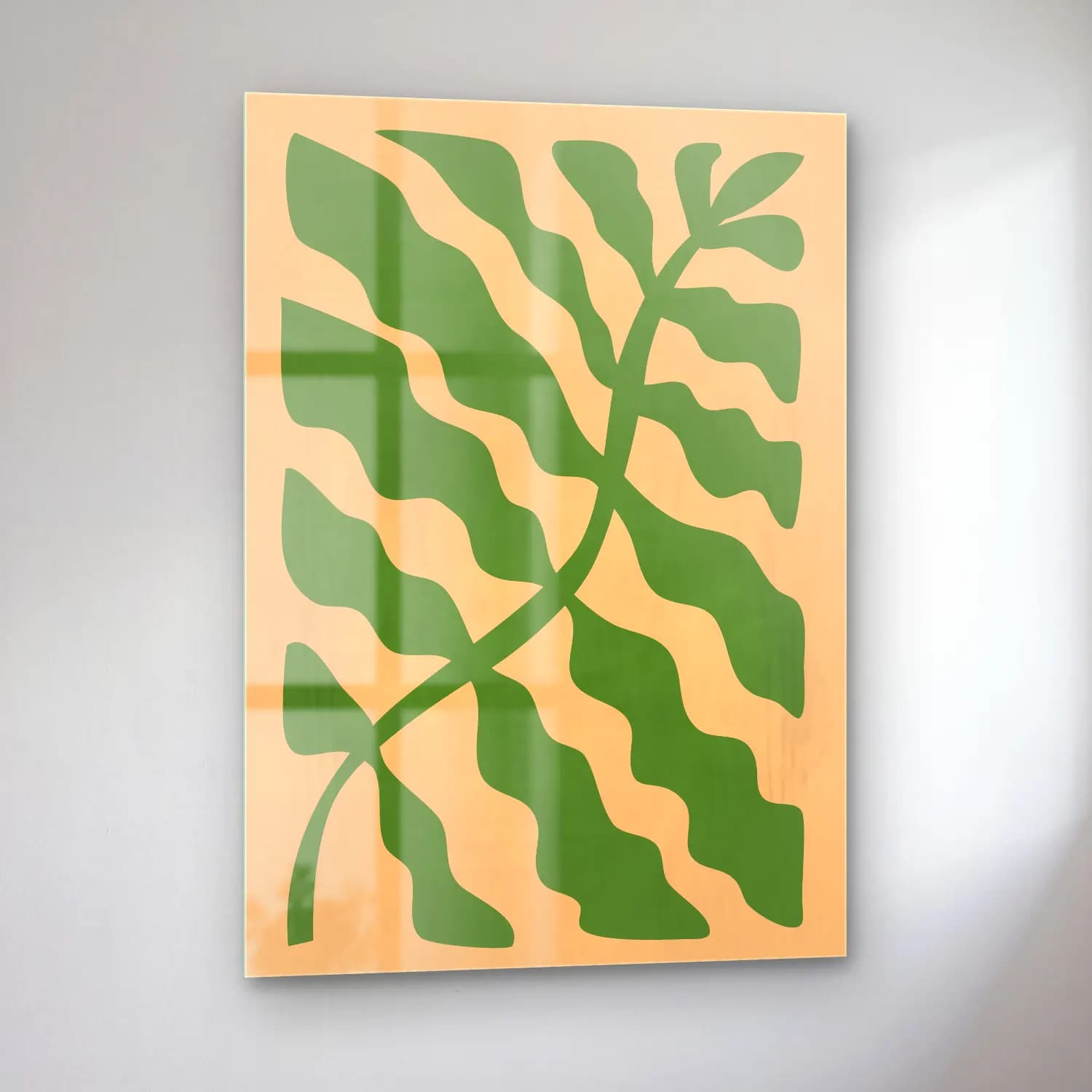 Henri Matisse – Eğrelti Otu No. 4 cam tablo — sol açıdan görünüm