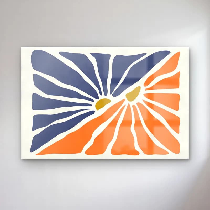 Henri Matisse – Soyut Formlar No. 4 cam tablo — Henri Matisse – Soyut Formlar No. 4 — boho soyut formlar