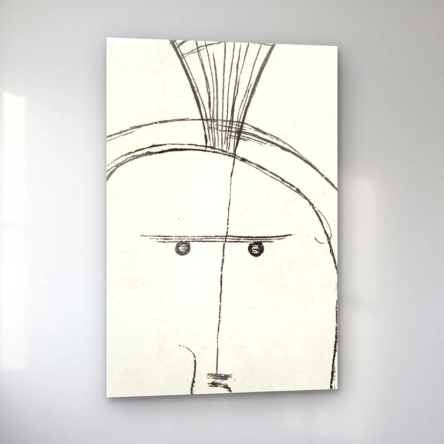 Paul Klee – Die Hexe mit dem Kamm (Witch with a Comb) cam tablo — sol açıdan görünüm
