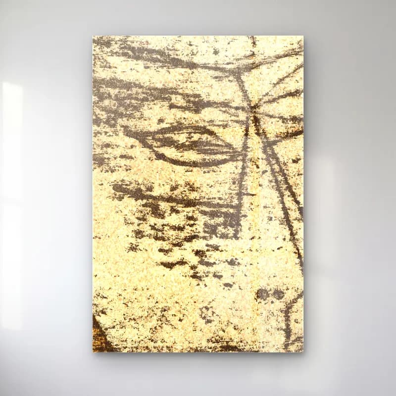 Paul Klee – The Saint of the Inner Light (Die Helige vom inner Licht) cam tablo — Paul Klee – The Saint of the Inner Light (Die Helige vom inner Licht) — boho soyut yüz