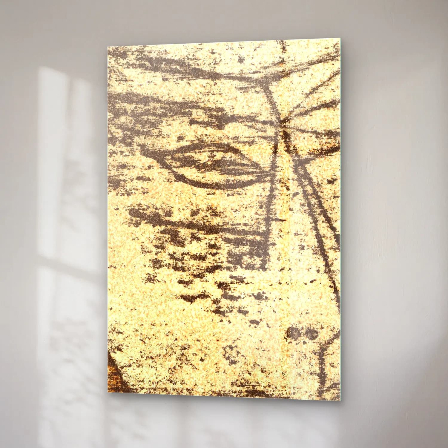 Paul Klee – The Saint of the Inner Light (Die Helige vom inner Licht) cam tablo — sağ açıdan görünüm