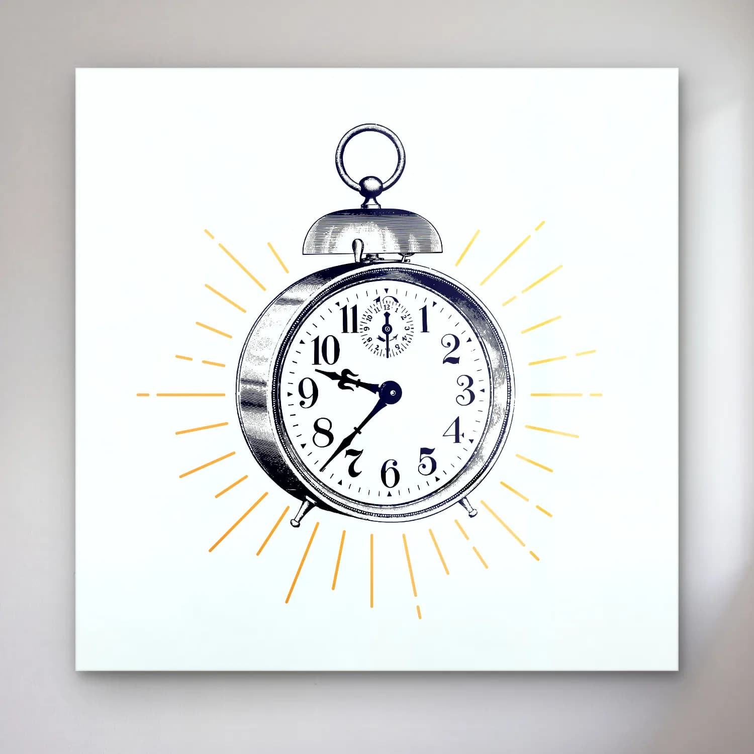 Vintage Saat No. 5 cam tablo — Vintage Saat No. 5 — vintage saat
