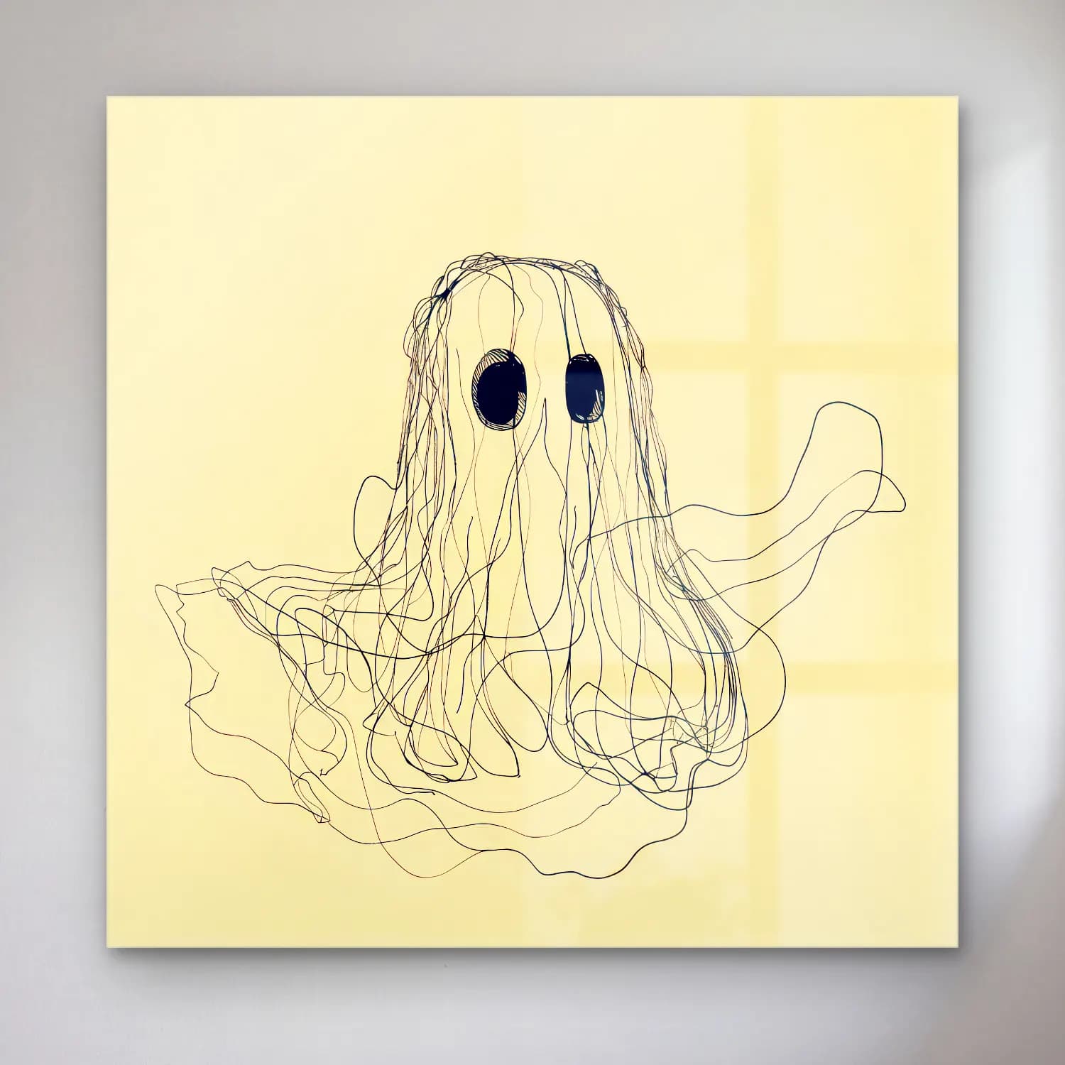 Çizgi Sanatı Ahtapot cam tablo — Çizgi Sanatı Ahtapot — çizgi sanatı ahtapot