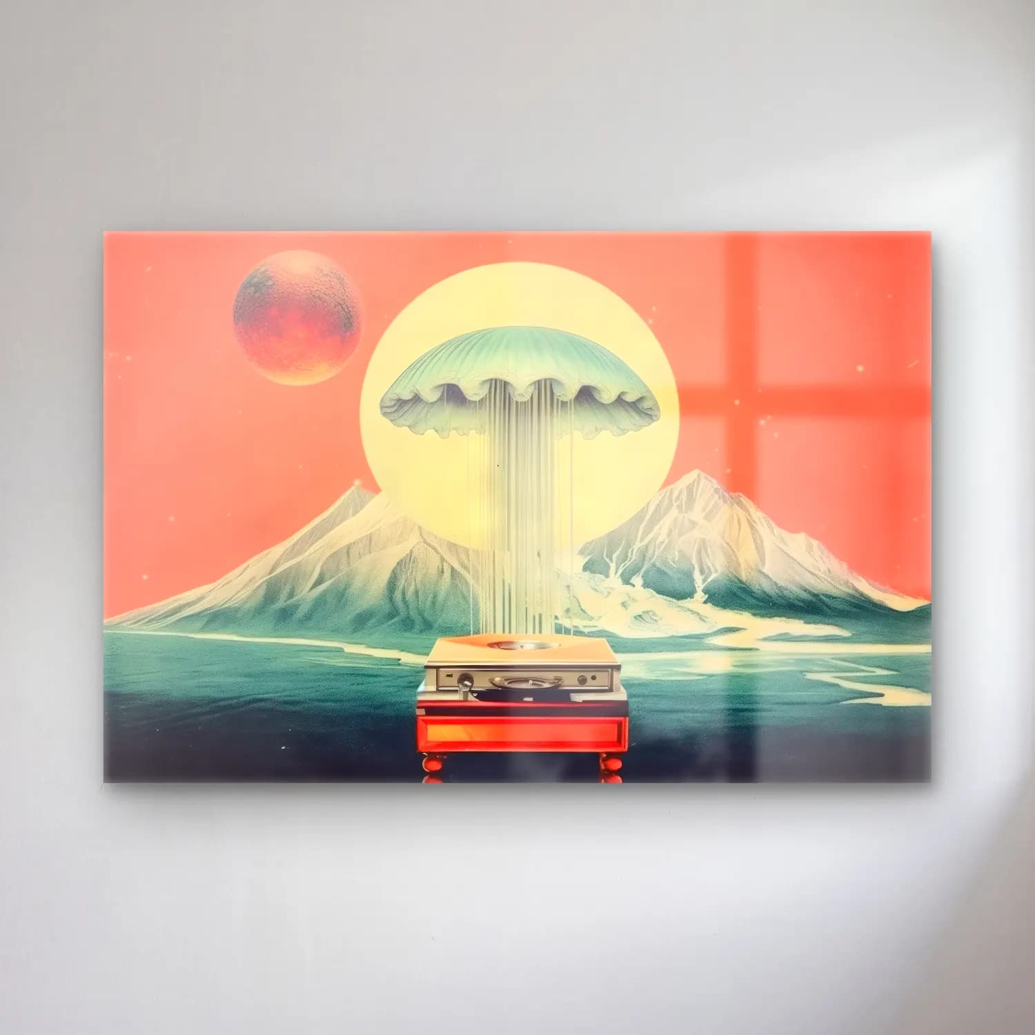 Pastel Denizanası cam tablo — Pastel Denizanası — pastel denizanası