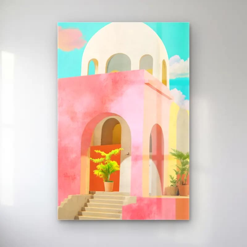 Pastel Katedral cam tablo — Pastel Katedral — pastel katedral