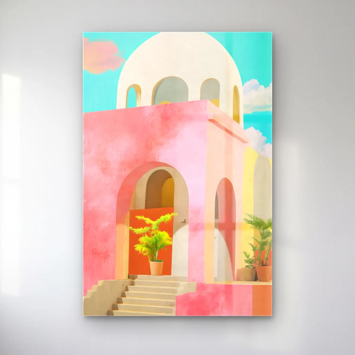 Pastel Katedral cam tablo — Pastel Katedral — pastel katedral