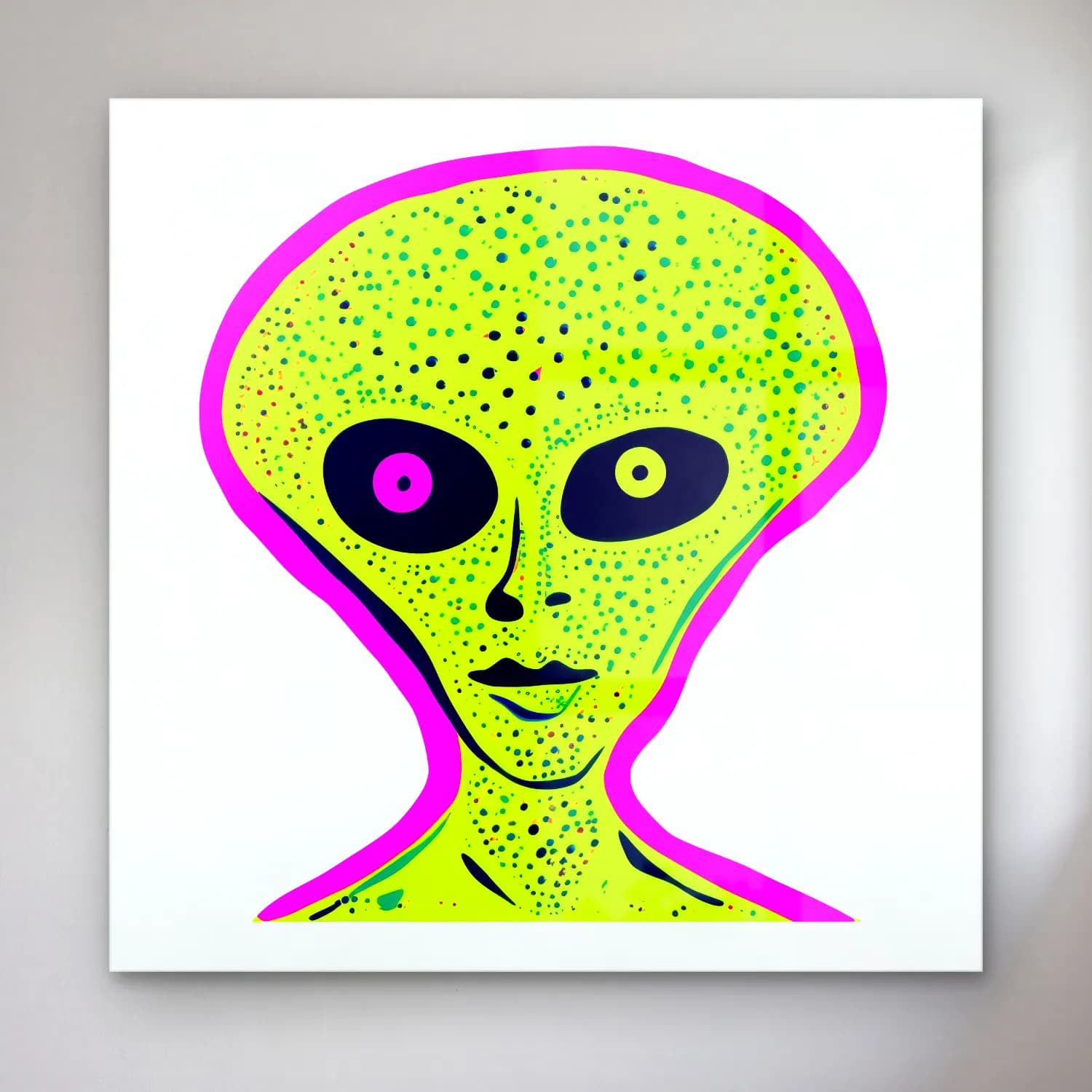 Pop Art Astronot cam tablo — Pop Art Astronot — pop art astronot