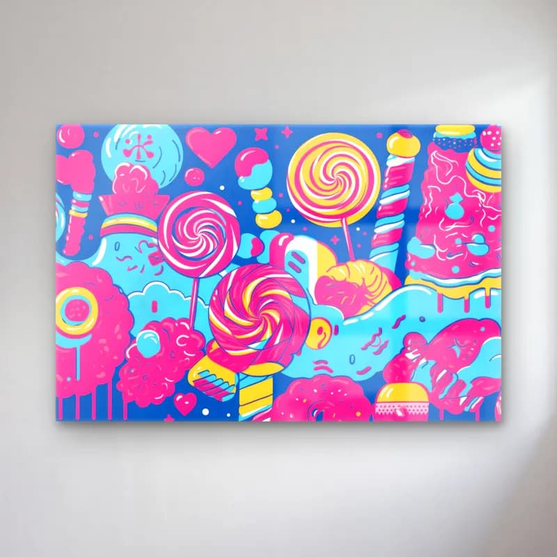 Pastel Dondurma No. 11 cam tablo — Pastel Dondurma No. 11 — pastel dondurma