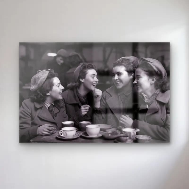Vintage Çay Fincanı cam tablo — Vintage Çay Fincanı — vintage çay fincanı
