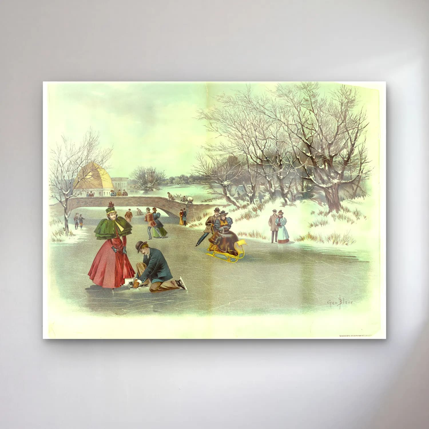 Vintage Karlı Kış Manzarası – Siyah Beyaz Tonlar cam tablo — Vintage Karlı Kış Manzarası – Siyah Beyaz Tonlar — vintage karlı kış manzarası