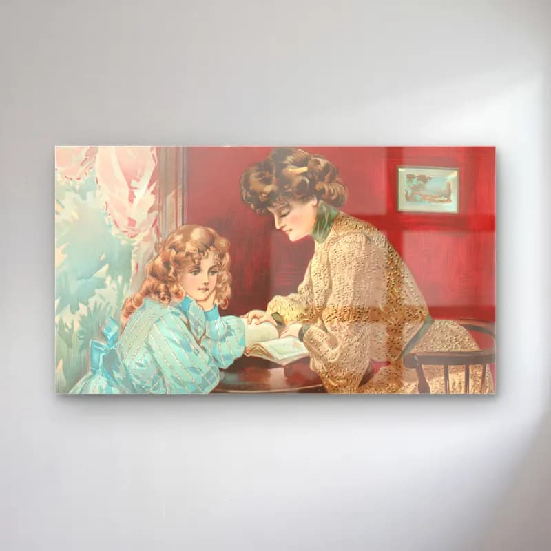 H. B. Claflin – Crépe silk rayé Crépe nouveauté cam tablo — H. B. Claflin – Crépe silk rayé Crépe nouveauté — vintage anne ve çocuk