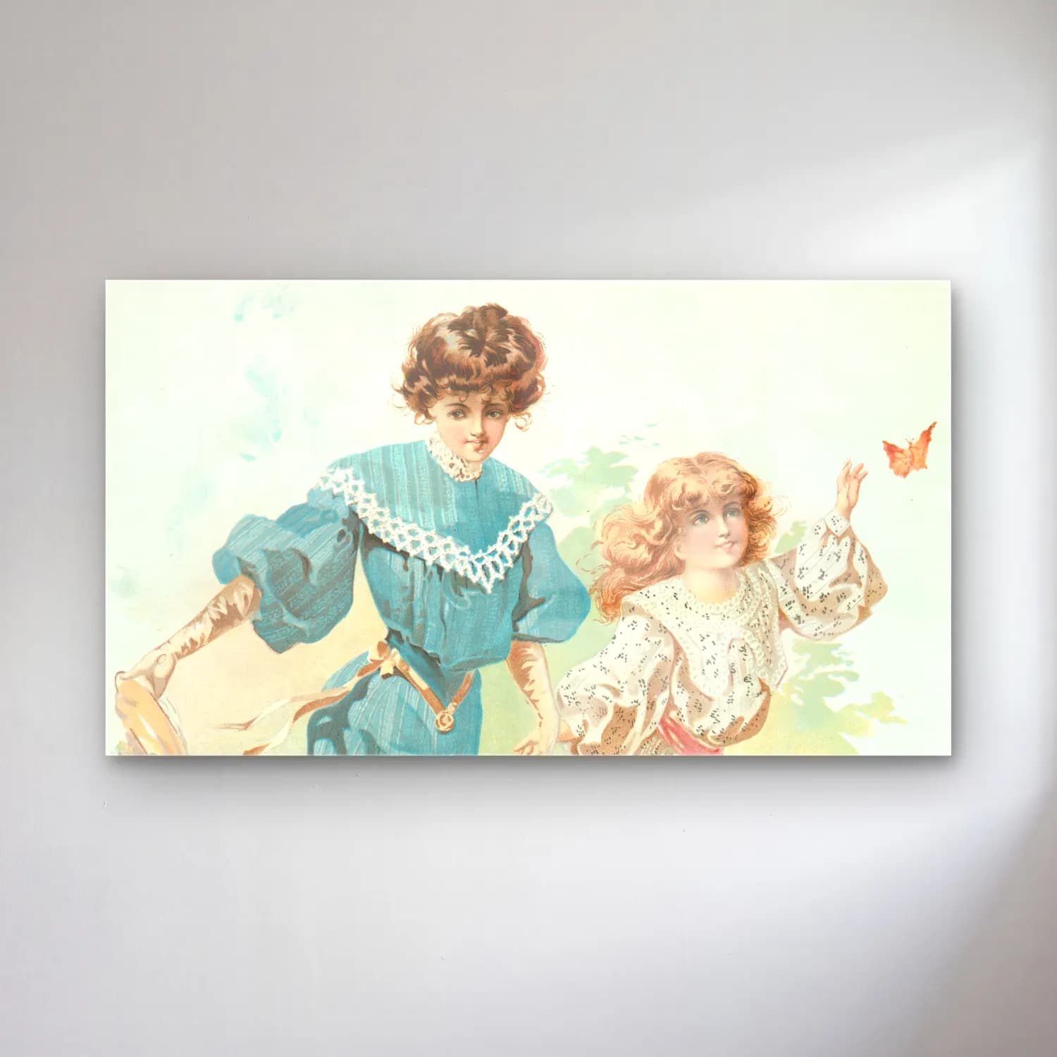H. B. Claflin – Oxford nonpareil cam tablo — H. B. Claflin – Oxford nonpareil — vintage anne ve çocuk