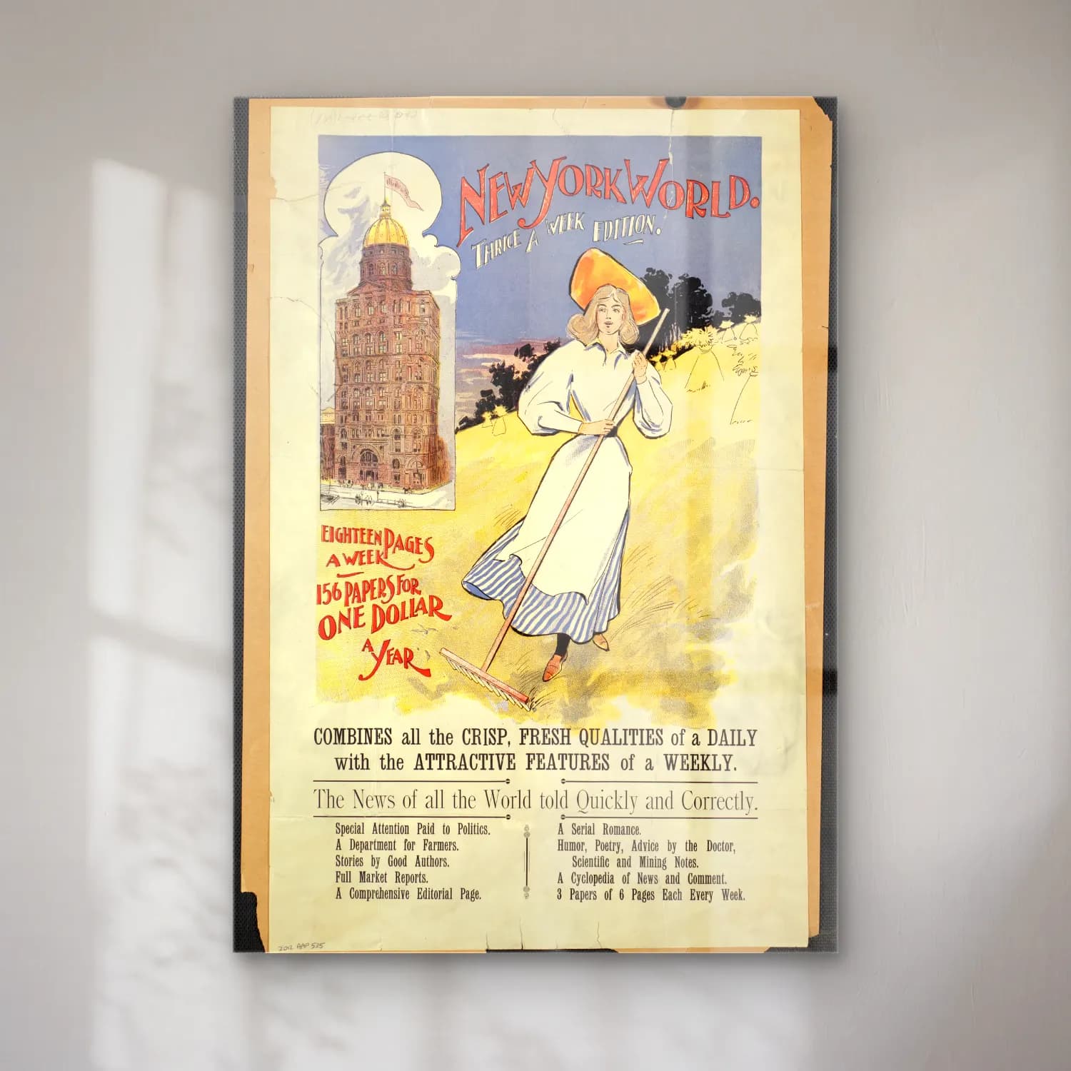 Vintage Poster Şapkalı Kadın cam tablo — Vintage Poster Şapkalı Kadın — vintage poster şapkalı kadın