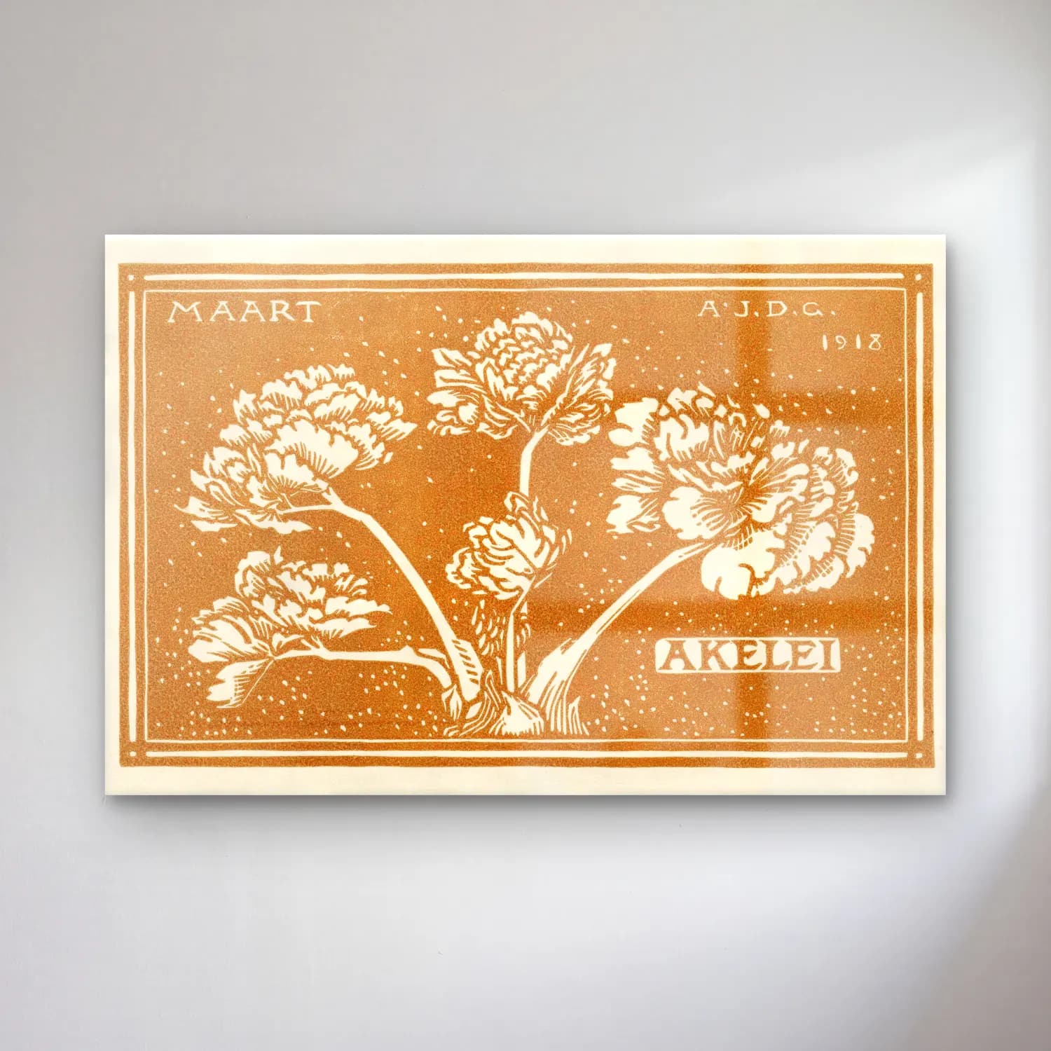 Botanik İllüstrasyon Çiçek Deseni No. 49 cam tablo — Botanik İllüstrasyon Çiçek Deseni No. 49 — botanik i̇llüstrasyon çiçek deseni