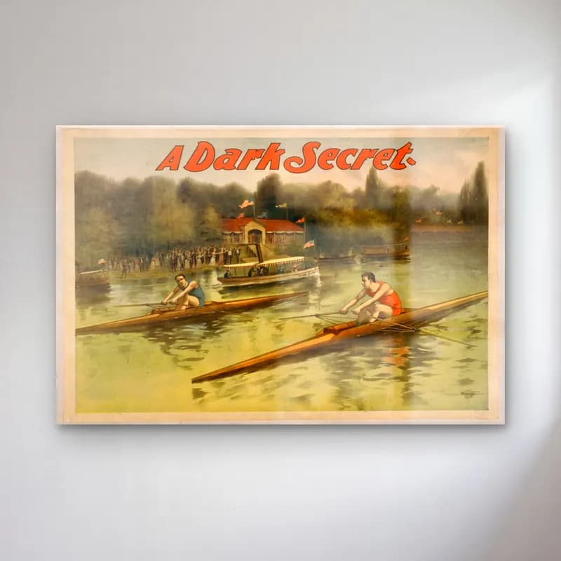 Vintage Poster Yelken Yarışı – Siyah Beyaz Tonlar cam tablo — Vintage Poster Yelken Yarışı – Siyah Beyaz Tonlar — vintage poster yelken yarışı