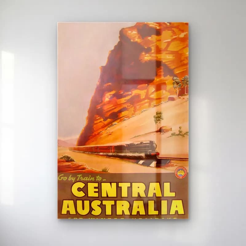 Vintage Poster Tren No. 10 cam tablo — Vintage Poster Tren No. 10 — vintage poster tren