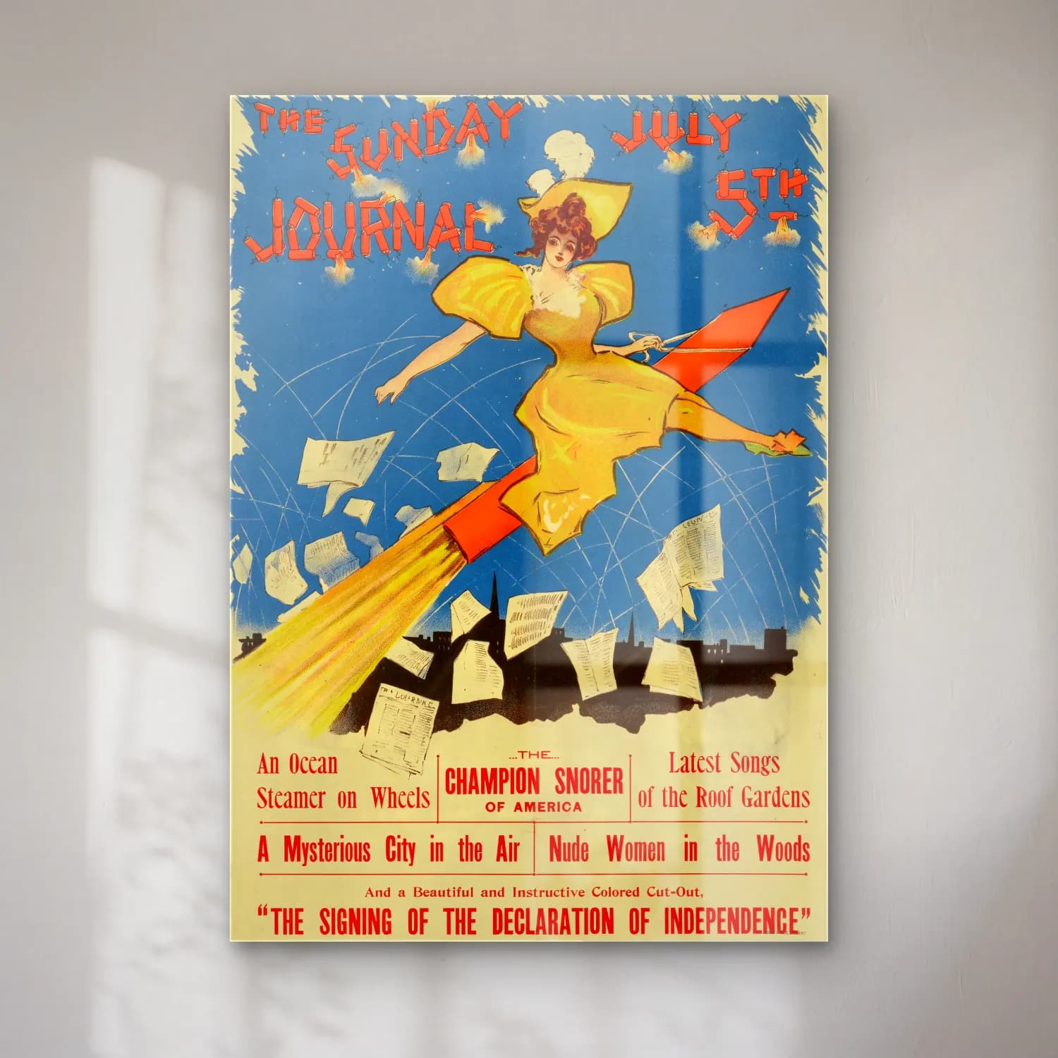 Vintage Poster Kitap Okuyan Kadın – Turuncu Tonlar cam tablo — Vintage Poster Kitap Okuyan Kadın – Turuncu Tonlar — vintage poster kitap okuyan kadın