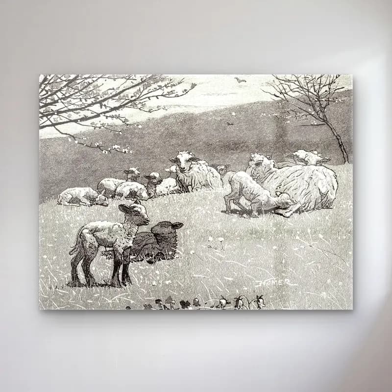 Vintage Koyun cam tablo — Vintage Koyun — vintage koyun