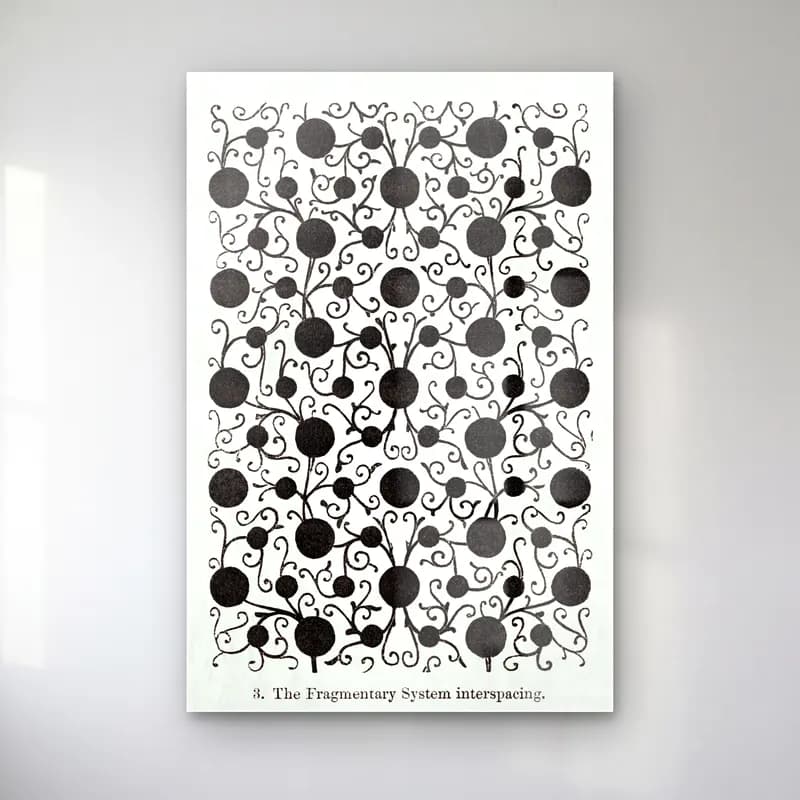 Siyah Beyaz Çiçek Deseni No. 12 cam tablo — Siyah Beyaz Çiçek Deseni No. 12 — siyah beyaz çiçek deseni